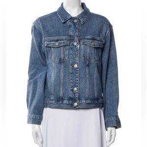 Kith Women’s Emerson Trucker Jacket in Stoerm Mid Wash